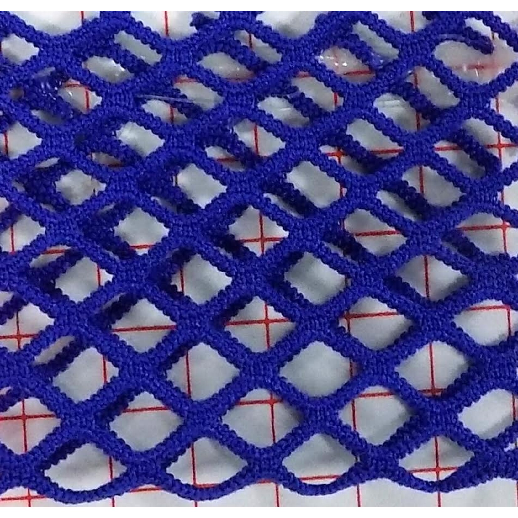 Diamond Fishnet Solid - Royal Blue