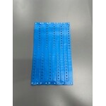 ID Wristbands Bands Plastic (Vinyl) 10 Inches  Blue