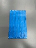 ID Wristbands Bands Plastic (Vinyl) 10 Inches  Blue