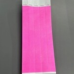 ID Wristbands Bands Tyvek (Paper) 3/4 Inch Neon Pink