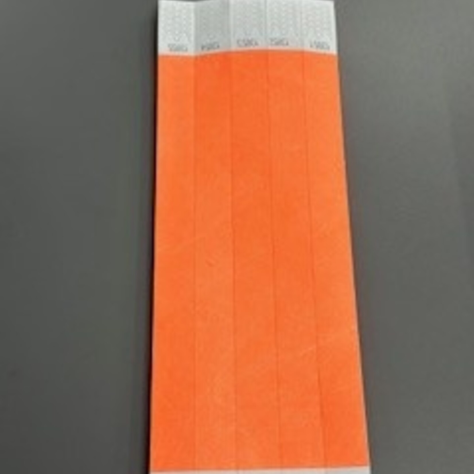 ID Wristbands Bands Tyvek (Paper) 3/4 Inch Orange