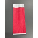 ID Wristbands Bands Tyvek (Paper) 3/4 Inch  Red