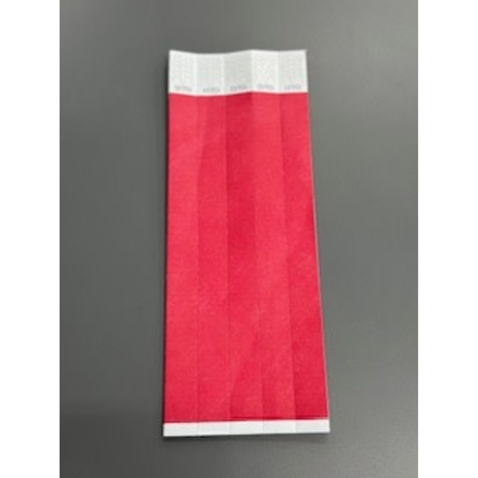 ID Wristbands Bands Tyvek (Paper) 3/4 Inch  Red