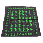 Bandana Patterned Small Ganja Leaf
