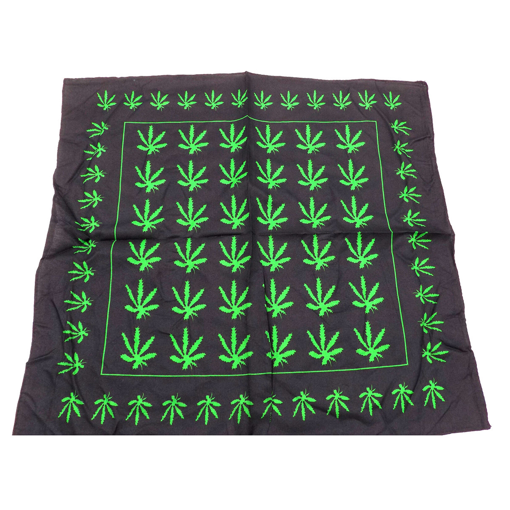 Bandana Patterned Small Ganja Leaf