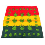 Bandana Patterned Rasta Color Ganja Leaf