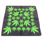 Bandana Patterned Big Ganja Leaf