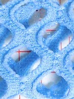 Polyester Spandex 4-Way Mesh - Baby Blue