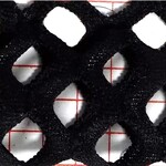 Polyester Spandex 4-Way Mesh - Black