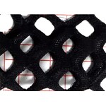 Polyester Spandex 4-Way Mesh - Black