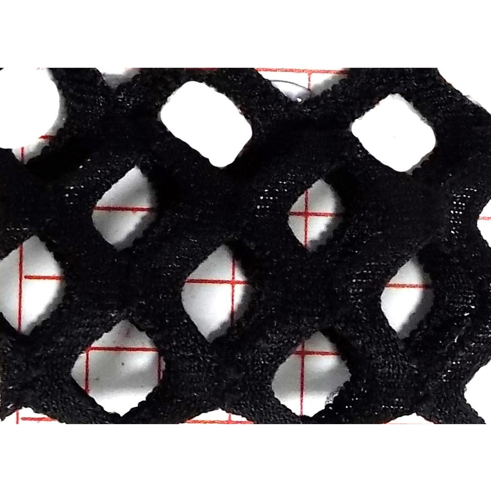 Polyester Spandex 4-Way Mesh - Black