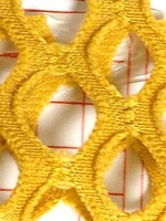 Polyester Spandex 4-Way Mesh - Mustard