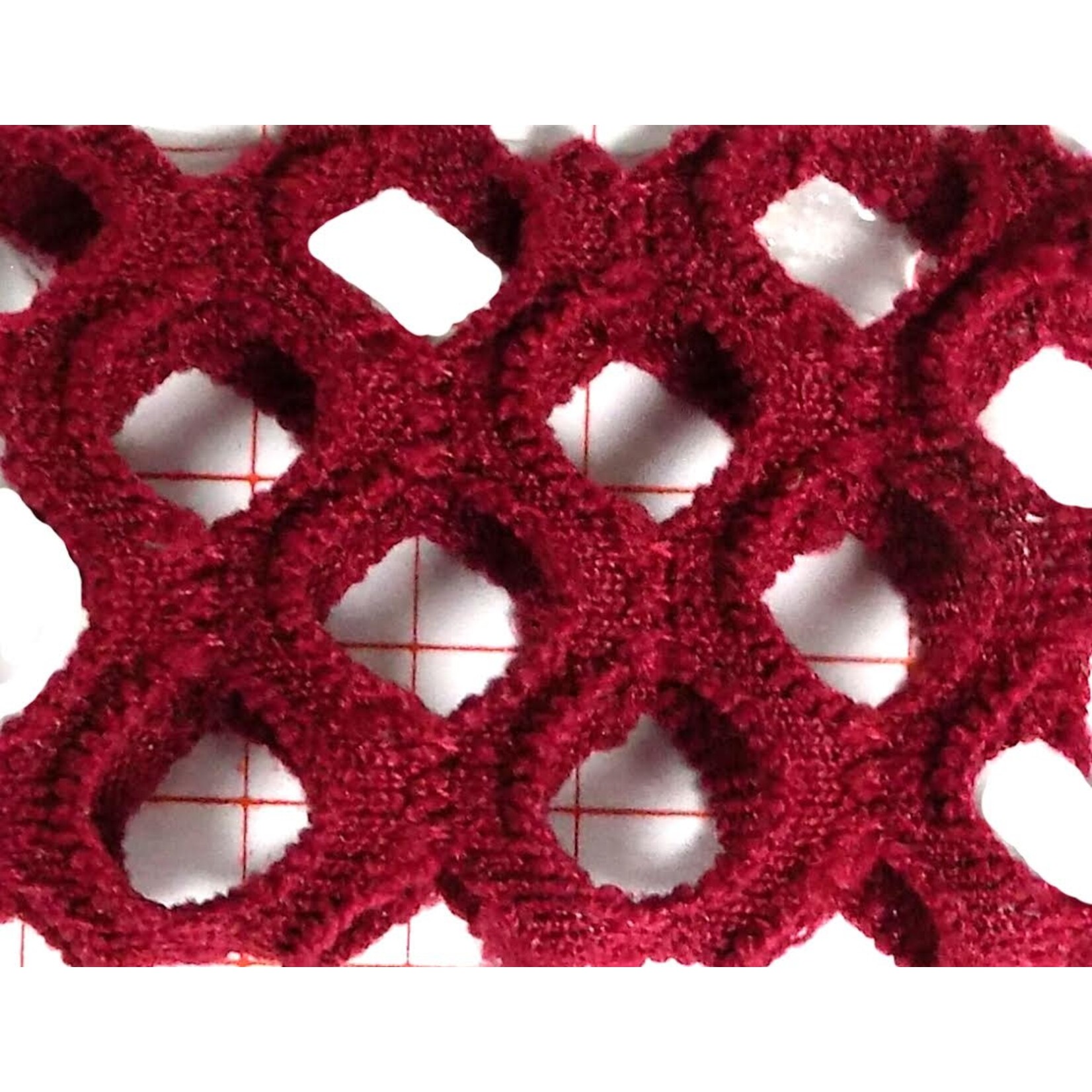 Polyester Spandex 4-Way Mesh - Wine