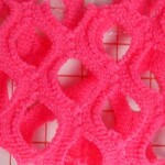Polyester Spandex 4-Way Mesh - Neon Pink