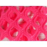 Polyester Spandex 4-Way Mesh - Neon Pink