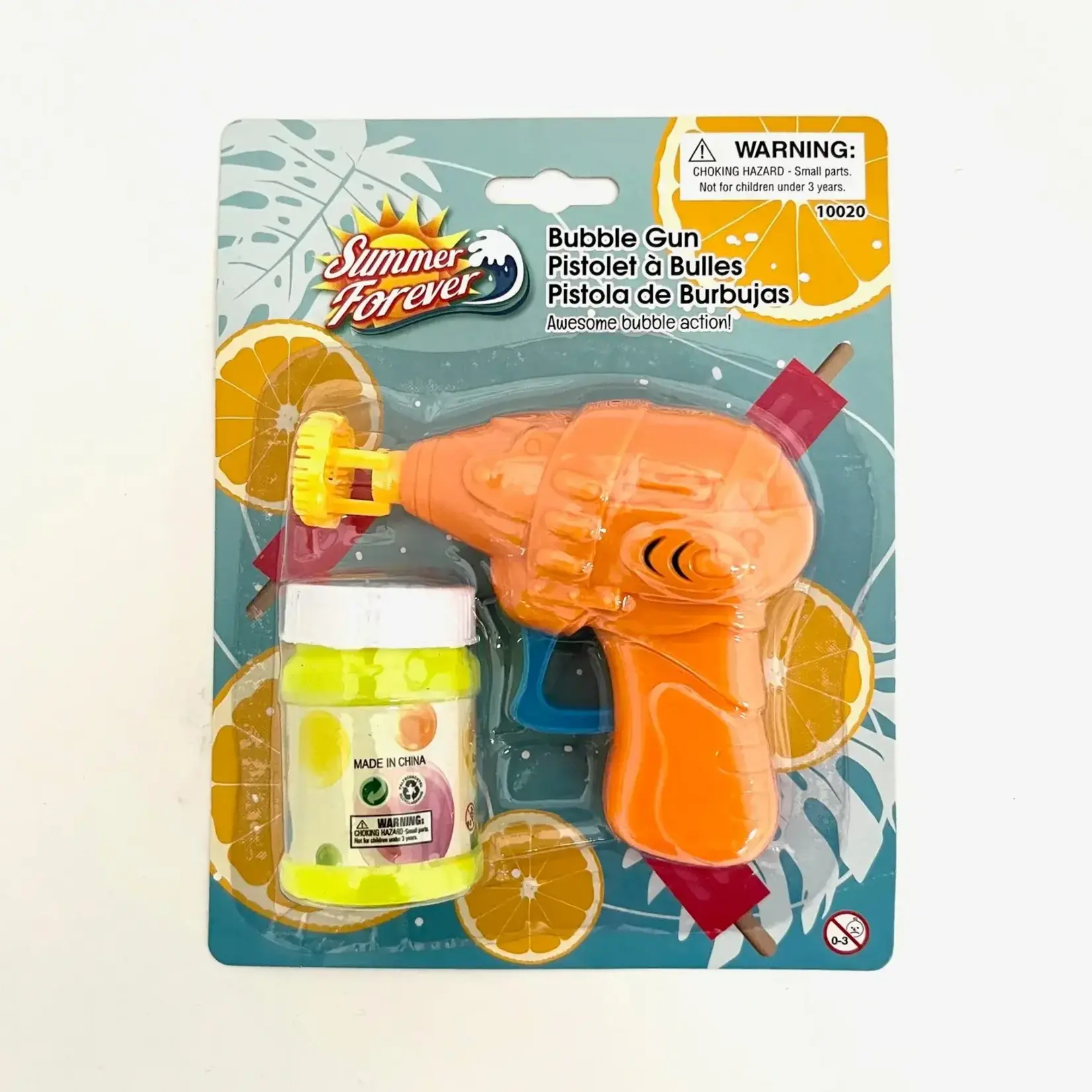 Bubble Gun With Bubble Solution Multi-Coloured