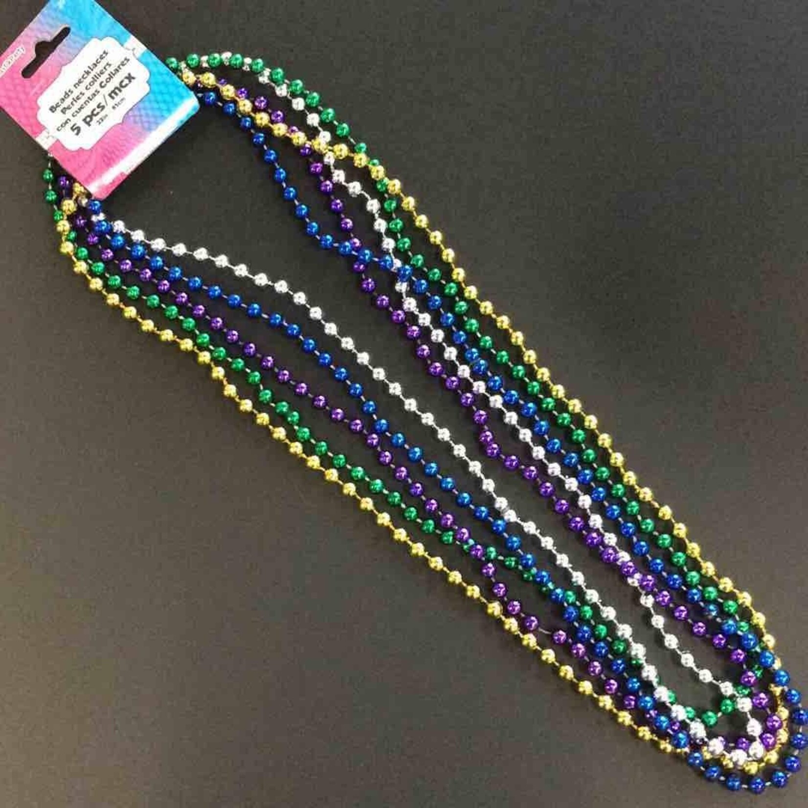 Beaded Necklace 32 Inches Multi (5 Pieces)