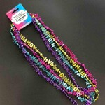 4 CT Metallic Happy Birthday 32" - Asst