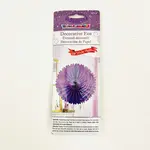 Decor Paper Tissue Fan 16"-  Lavender