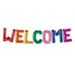 16" Welcome Foil Balloons Bunting Multi