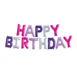 16" Happy Birthday Foil Balloons Bunting Multi
