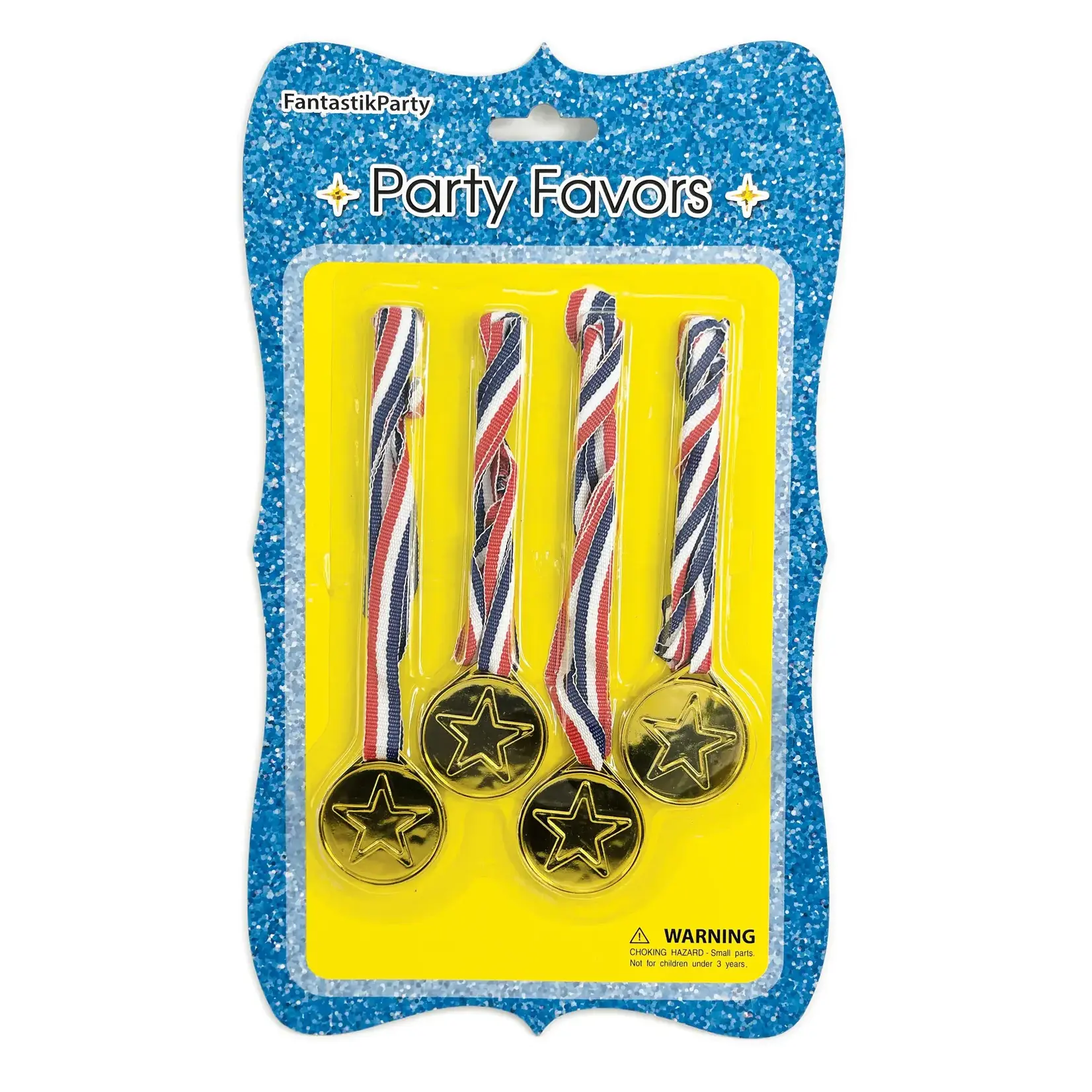 Party Favors 4Ct Gold Medals