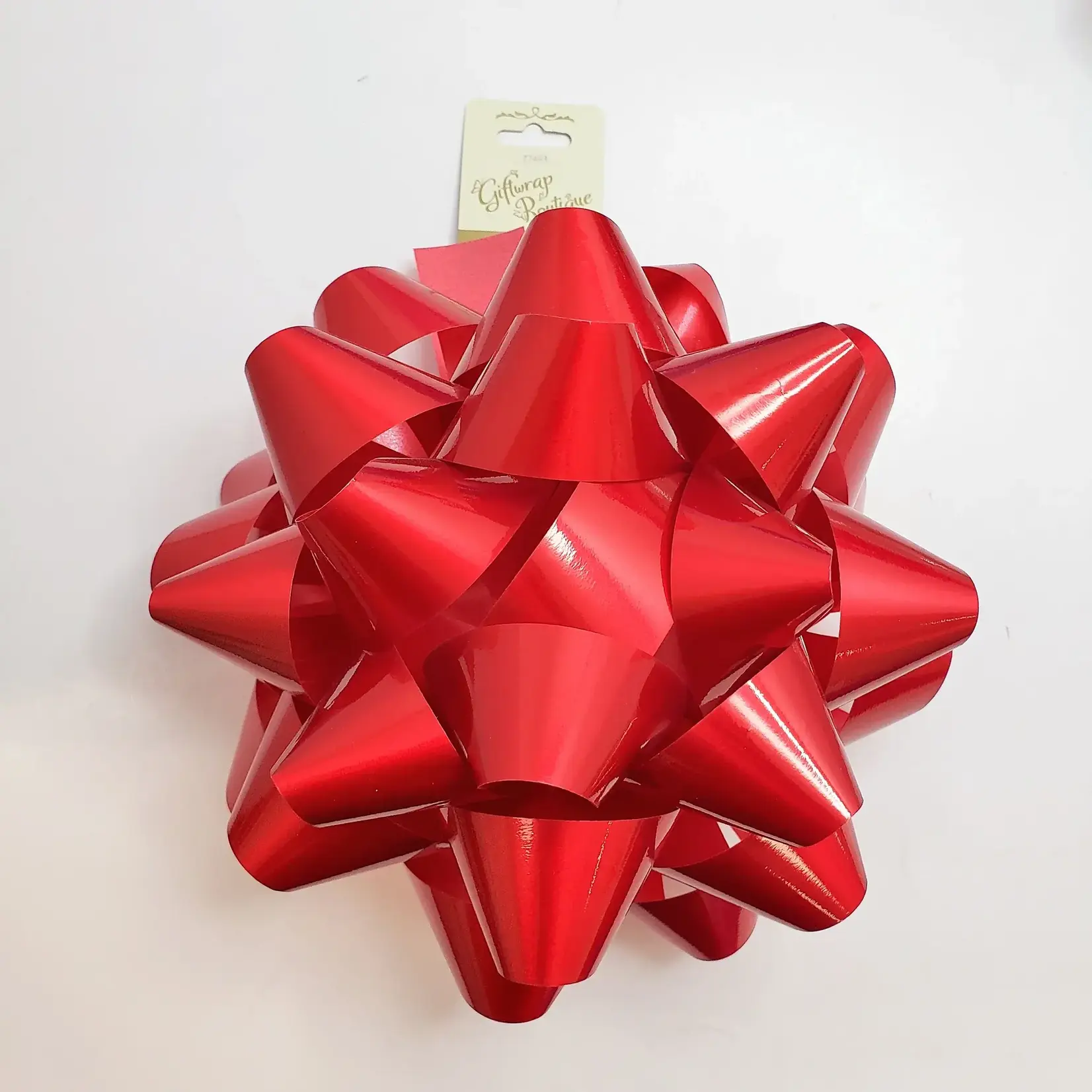 8" Jumbo Star Bow - Red