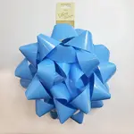 8" Jumbo Star Bow - Baby Blue