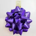 8" Jumbo Star Bow Purple