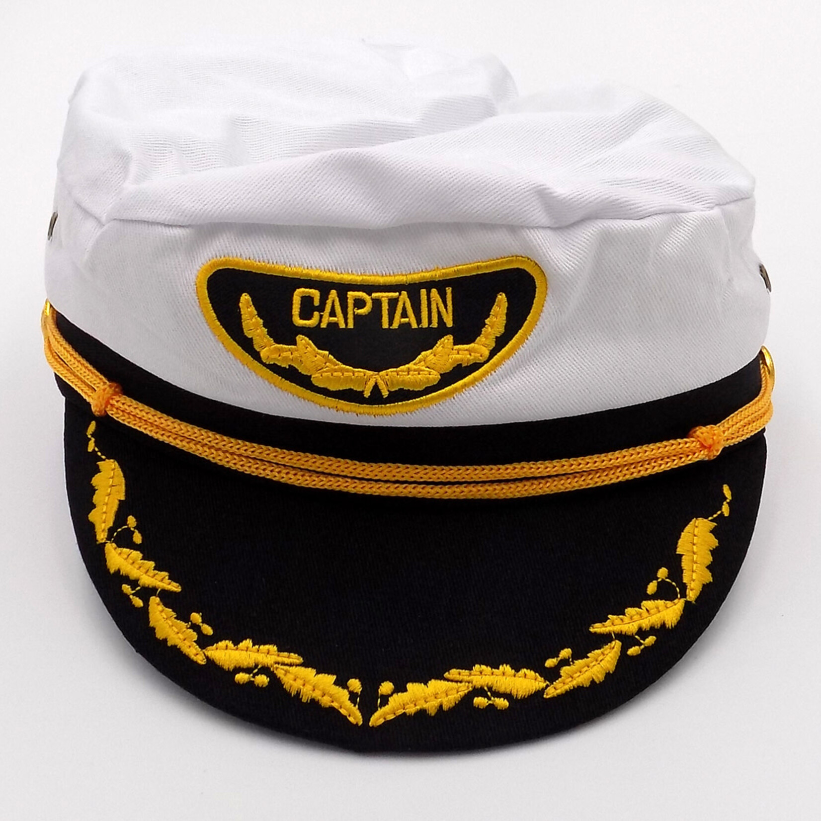 Captin Hats With Adjustable Straps White And Black