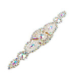 Crystal Motif Eclipse 185x40mm Crystal AB/Silver