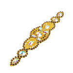 Crystal Motif Eclipse 185x40mm Gold