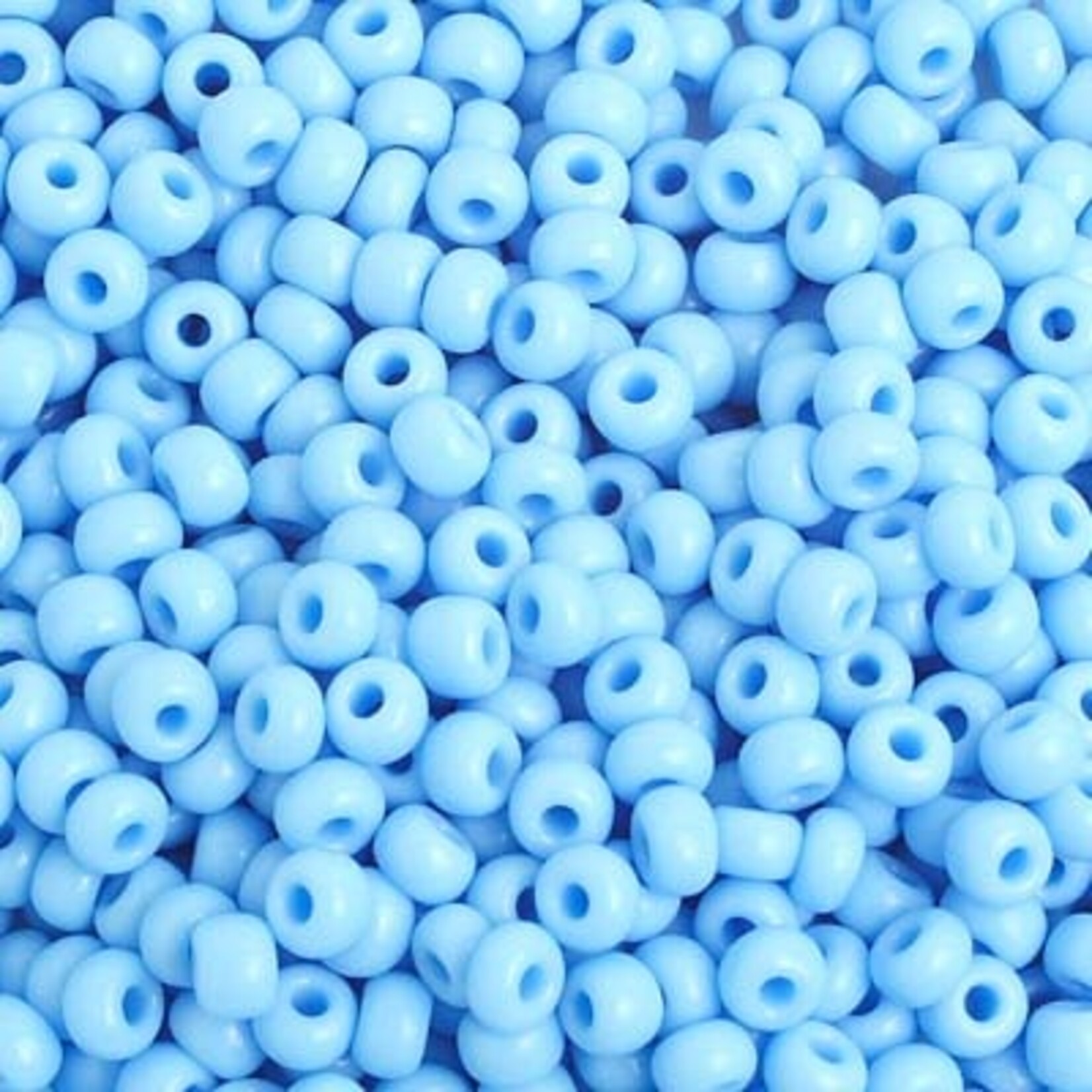 Ponybead  (500 grams) 6/0 Opaque Light Blue