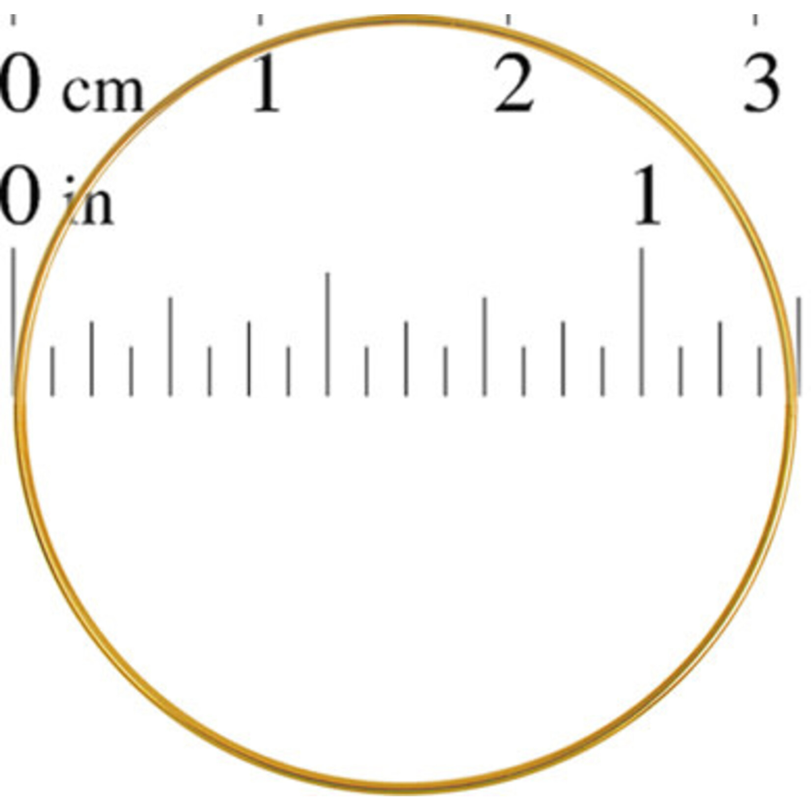 Metal Rings Brass 1.25 inch (100pcs)