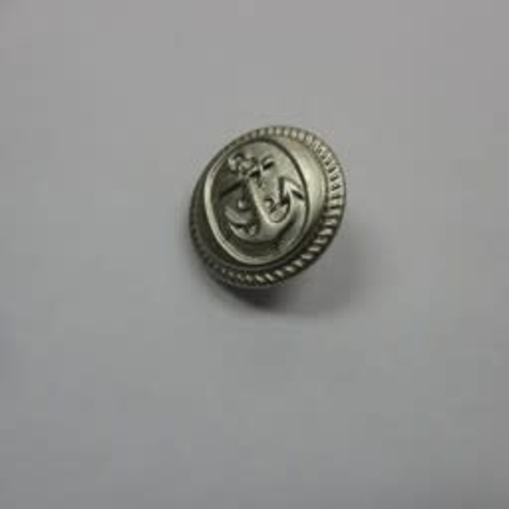 Sailor Anchor Buttons 15Mm - Silver (Gross)
