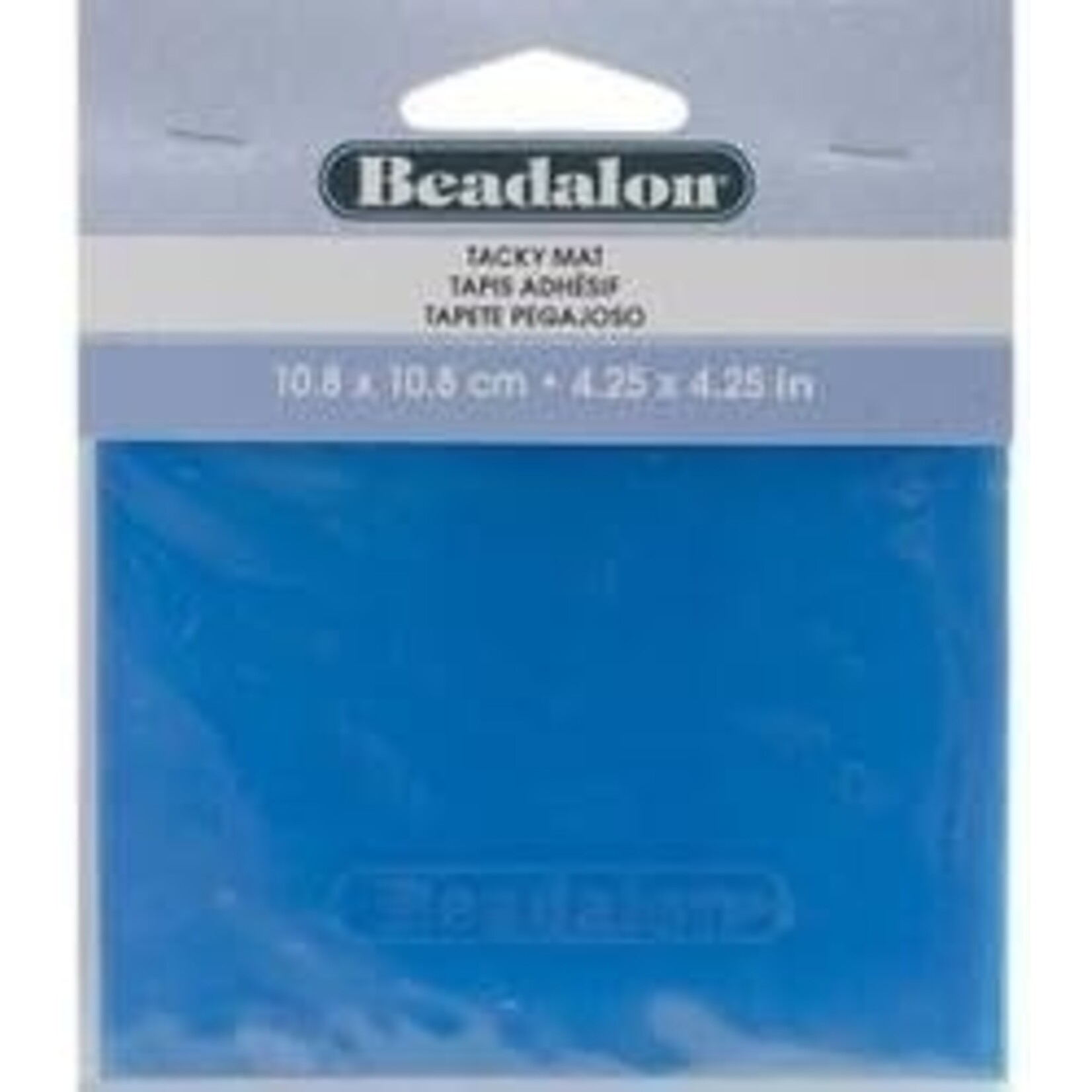 Beadalon Bead Mat Tacky Blue 4.25 Inches Square
