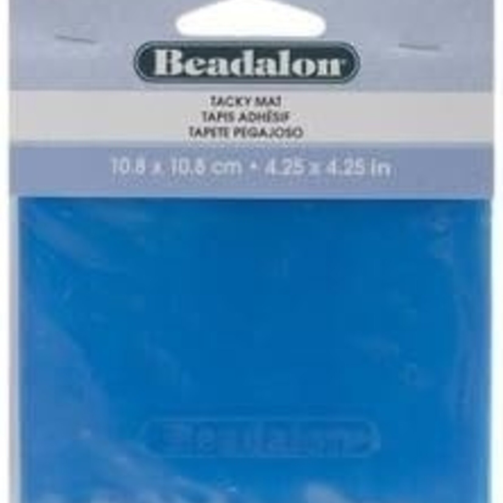 Beadalon Bead Mat Tacky Blue 4.25 Inches Square
