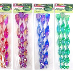 Garden Twirls Wind Chimes 3pk 12" -  4 Asst. Colours