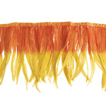 Coque Feathers Value 2 Tone 14 - 16 Inches Red Hot Rio
