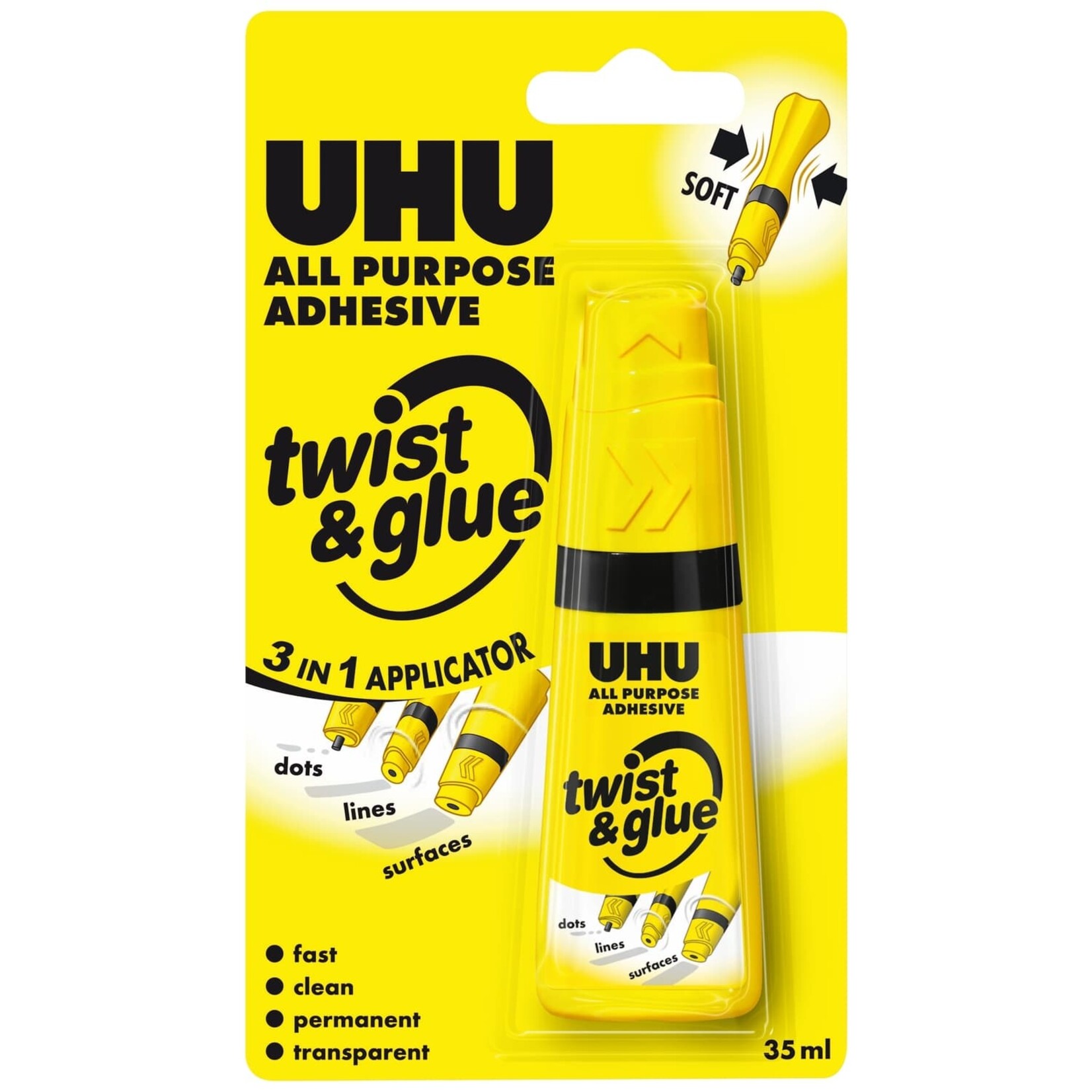 All Purpose Uhu Adhesive Twist & Glue