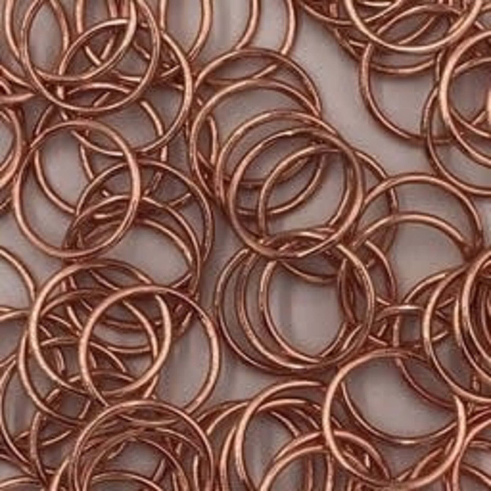 BRA O-RINGS (16MM) 5/8 INCH (100PCS/PACK) - ROSE GOLD