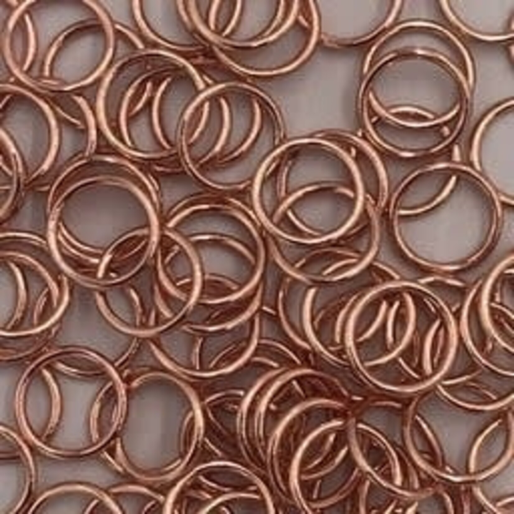 Bra O-Rings (8mm) 5/16 Inch (50pc/Pk) - Rose Gold