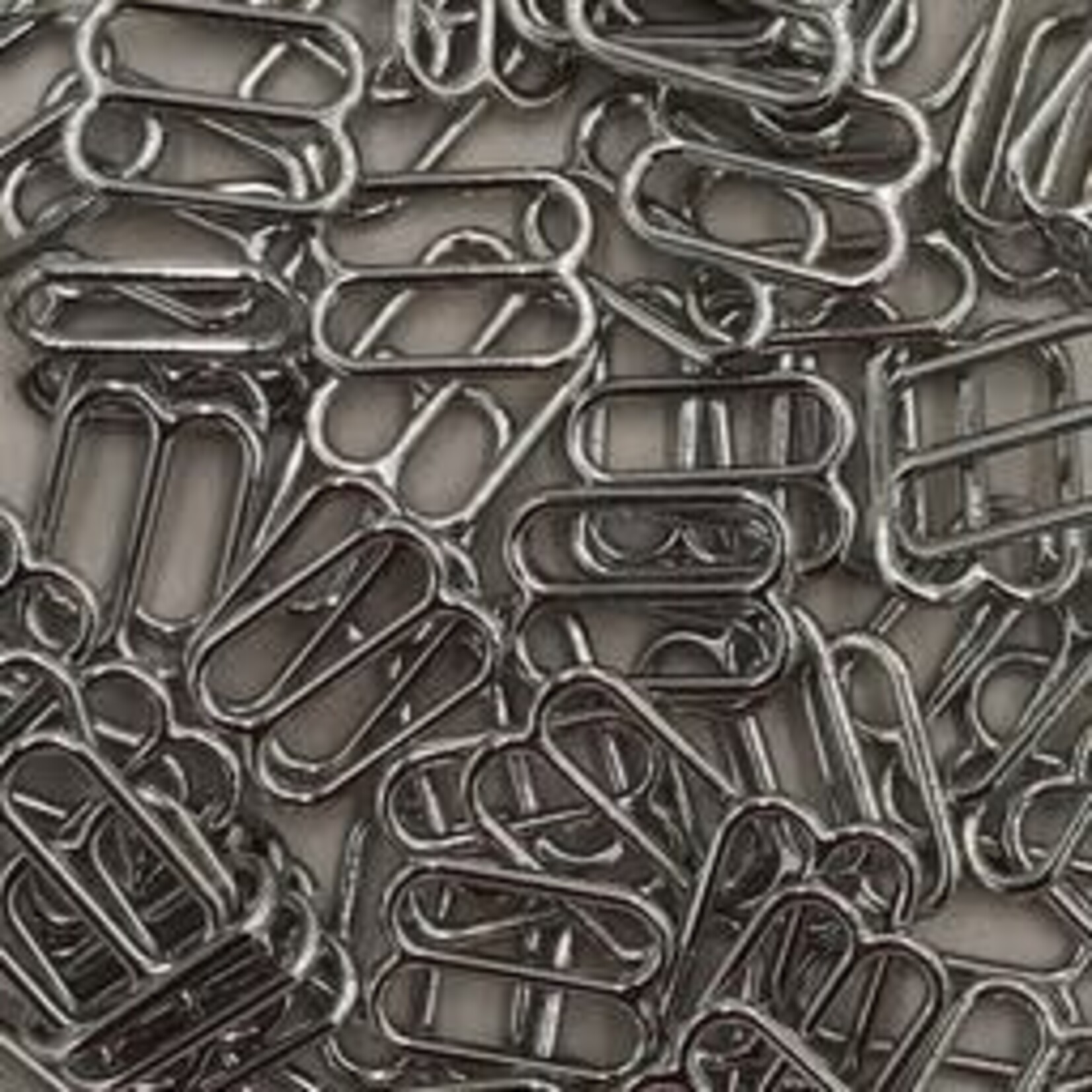 BRA SLIDER (12MM) 1/2 INCH (100PCS/PACK) - SILVER