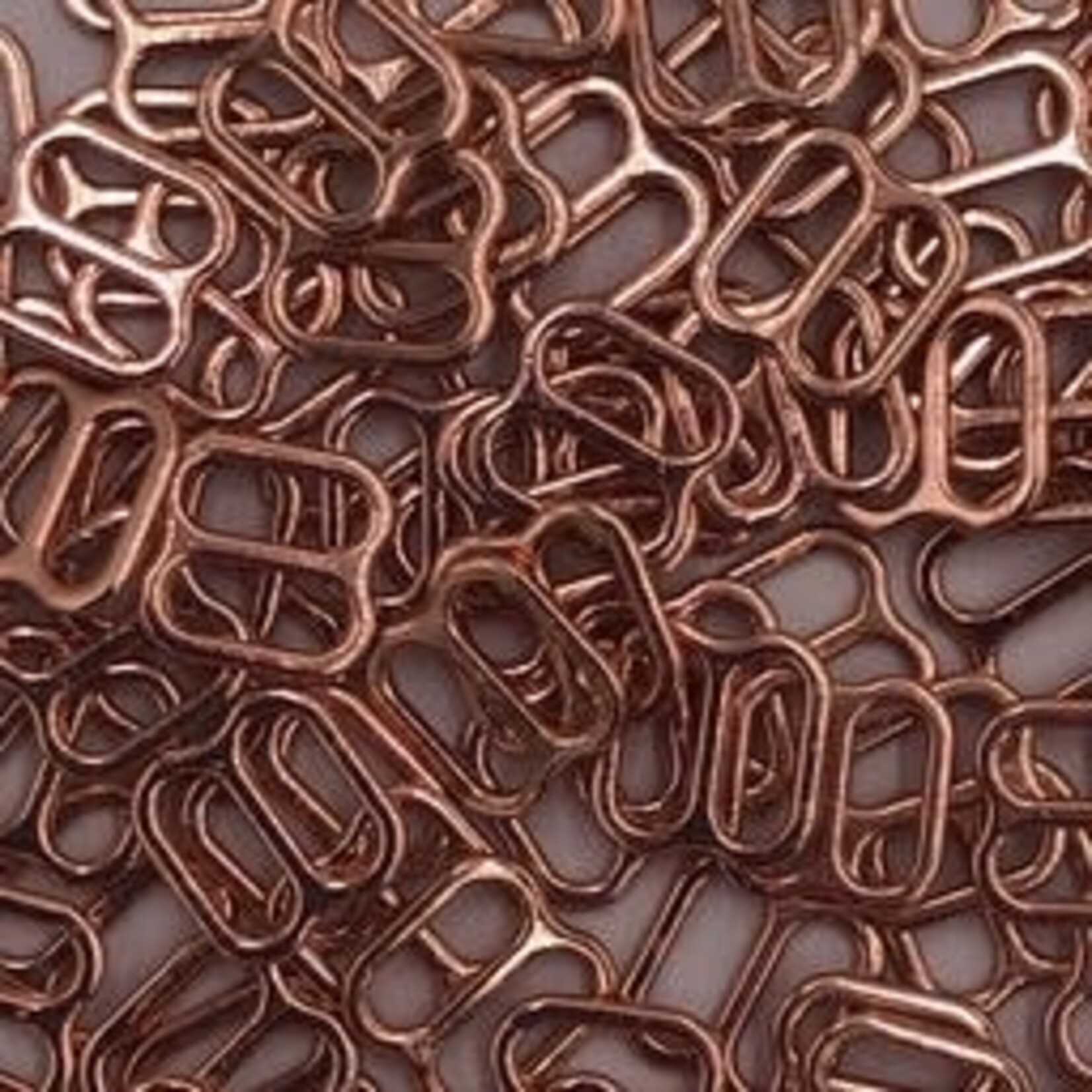 BRA SLIDER (8MM) 5/16 INCH (100PCS/PACK) - ROSE GOLD