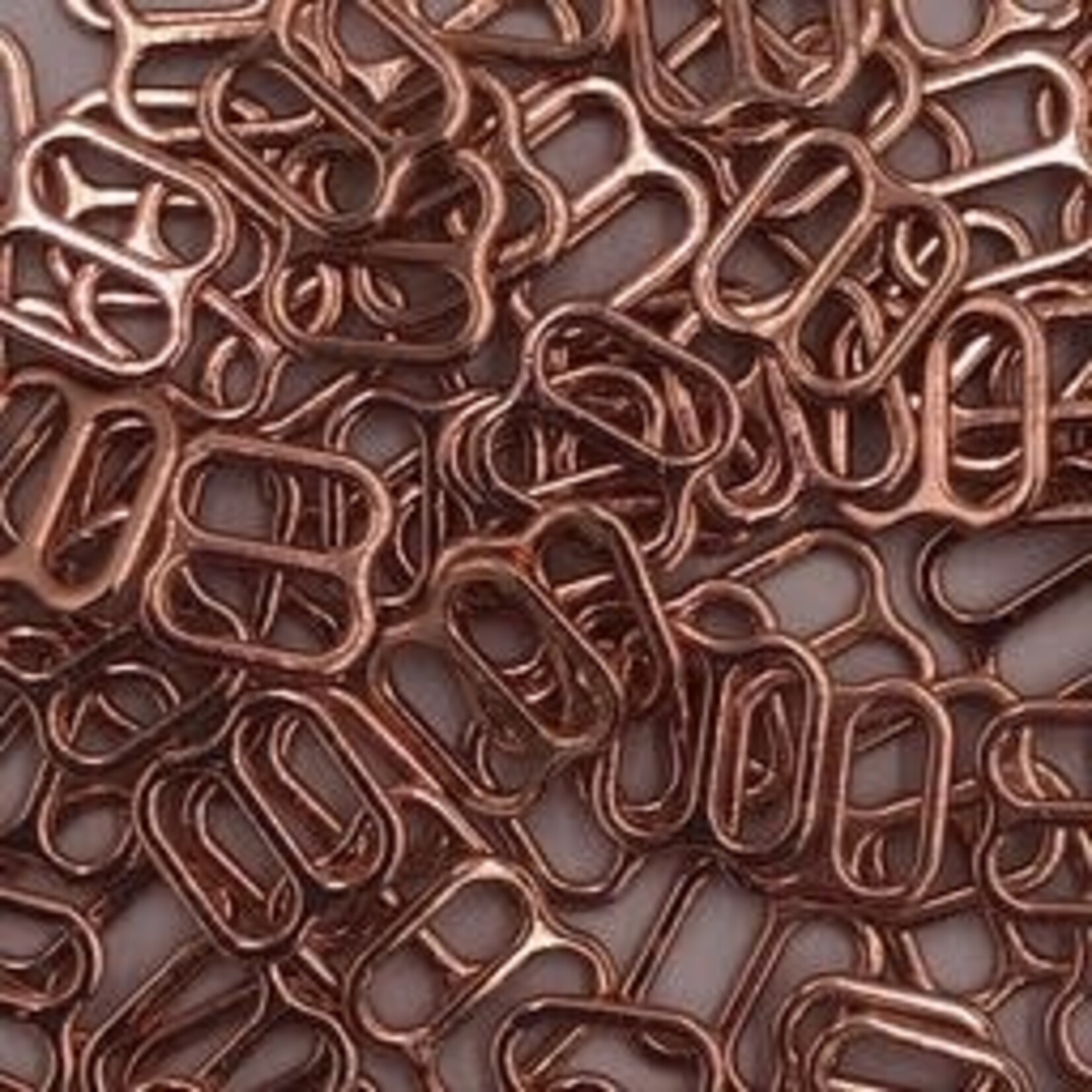 Bra Slider 5/16 Inch  (8mm) 50pcs/pk - Rose Gold