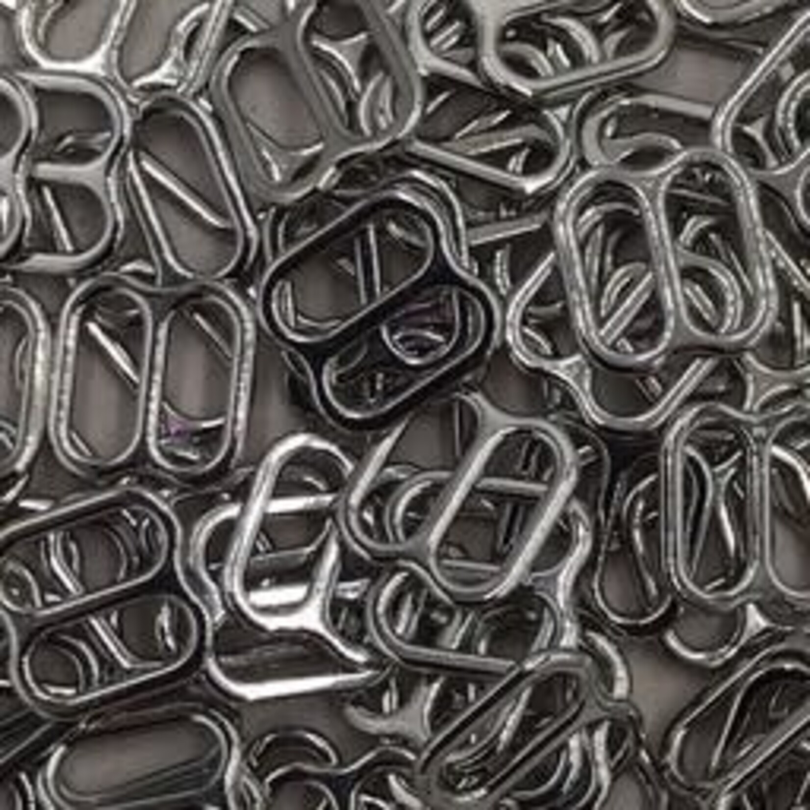 BRA SLIDER (8MM) 5/16 INCH (50PCS/PACK) - SILVER