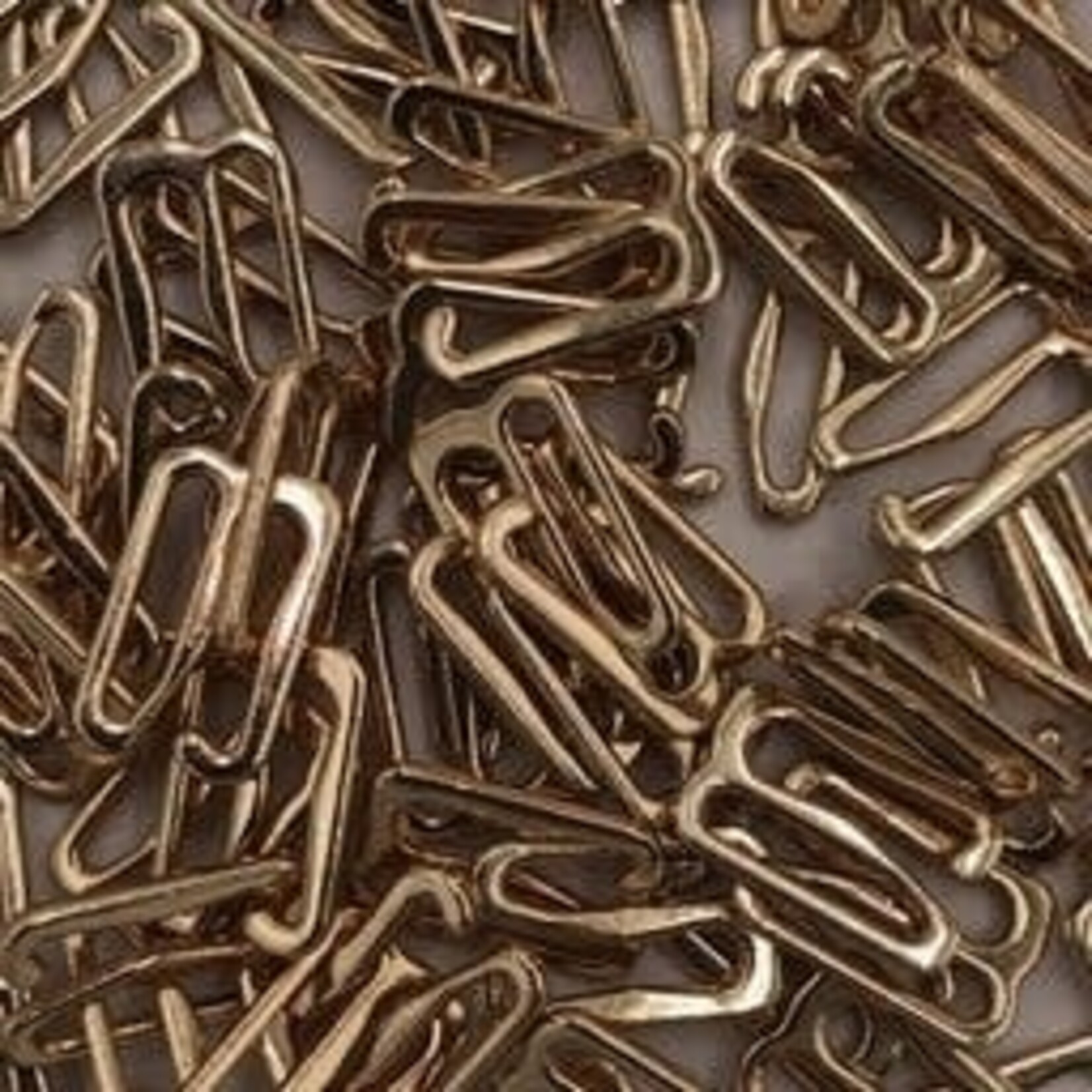 BRA OPEN HOOK (12MM) 1/2 INCH (1500PCS/PACK) - GOLD
