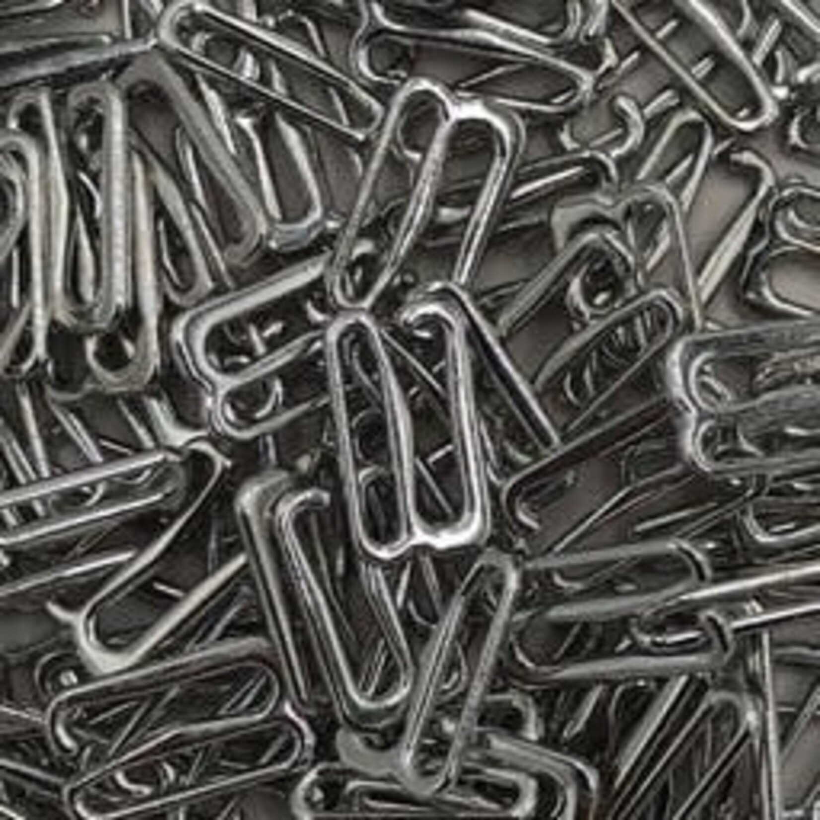 Bra Open Hook (16mm) 5/8Inch (100/Pk) - Silver