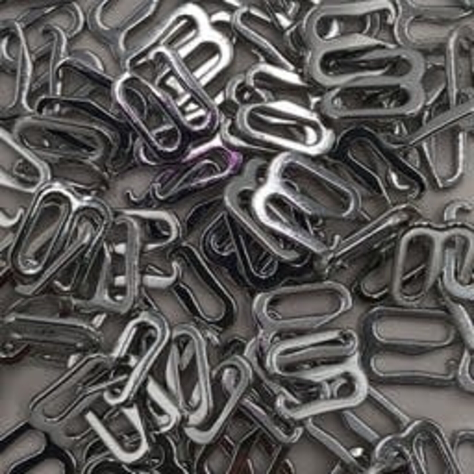 BRA OPEN HOOK (8MM) 5/16 INCH (50PCS/PACK) - SILVER