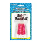 Pink Printed Birthday Candle With Sign